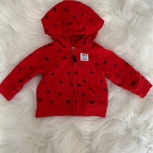 Zip up hoodie for baby boys
